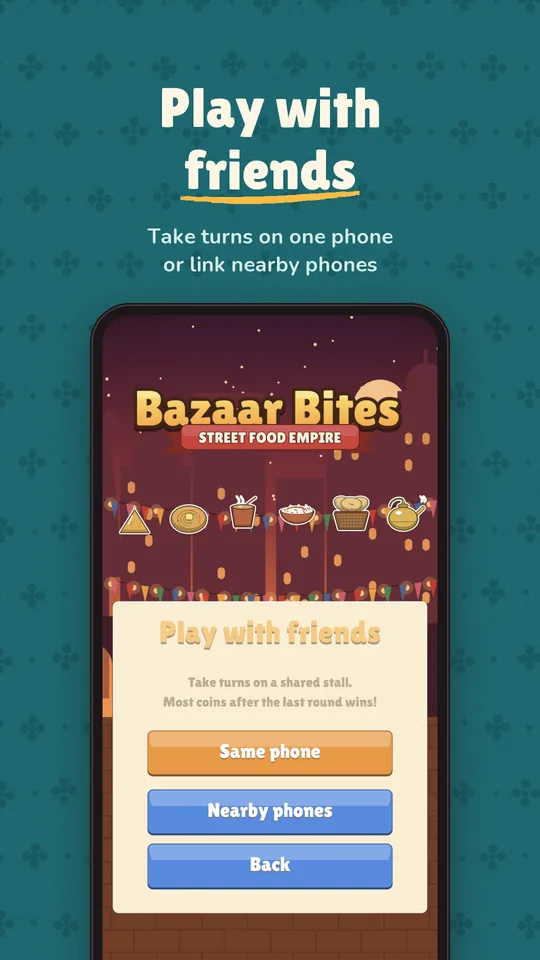 Play with friends menu